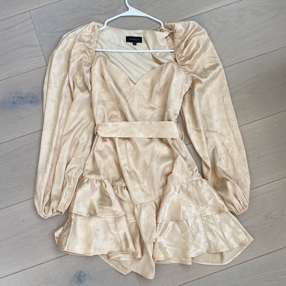 champagne majorelle dress XS